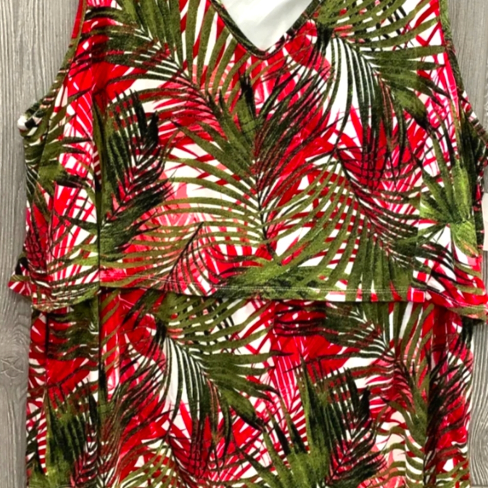 CATO TOP SLEEVELESS PINKGREEN plus size  22W/24W